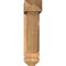 Ekena Millwork Traditional Arts and Crafts Smooth Bracket w/ Offset Brace, Western Red Cedar, 5 1/2"W x 22"D x 22"H BKT0604X22X22TRA03SWR - alternate 4